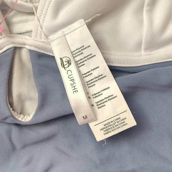 Colorblock One-Piece Swimsuit CUPSHE SWIMWEAR ONE-PIECE - Picture 9 of 13